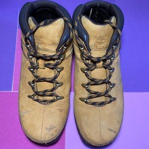 Worn once and scruffed up a little (shown above)